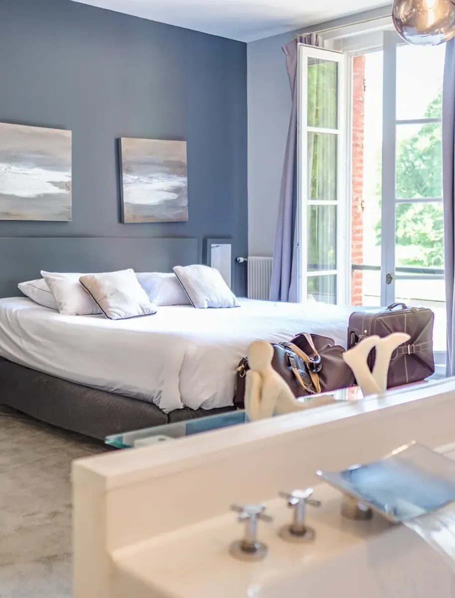 Chambre de l’hôtel du Domaine de Joinville