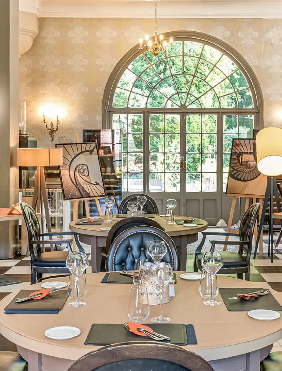 Salle du restaurant La Ferme Modèle du Parc